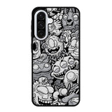 Black Doodle Samsung Galaxy A16 5G Case OV9476