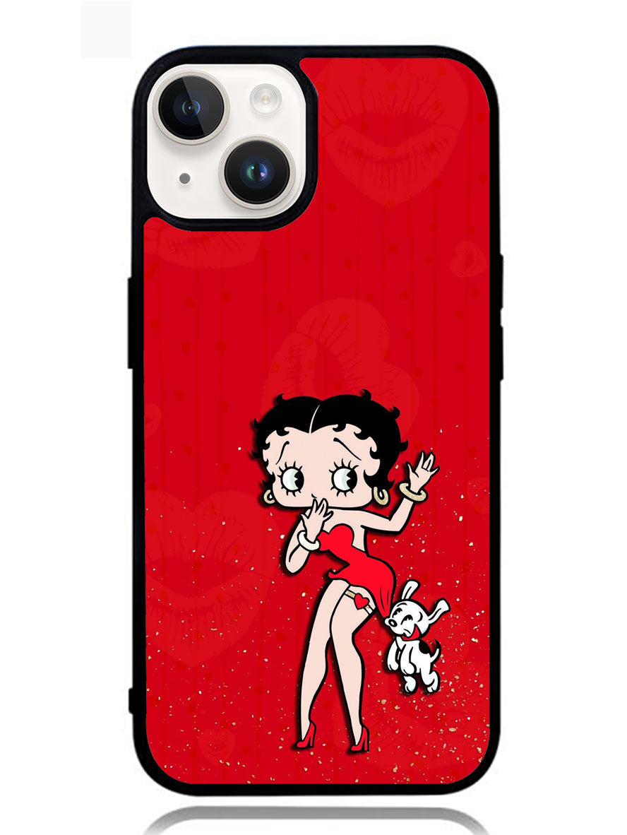 Black Betty Boop iPhone 14 Plus Case