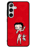 Black Betty Boop Samsung Galaxy S25 5G Case