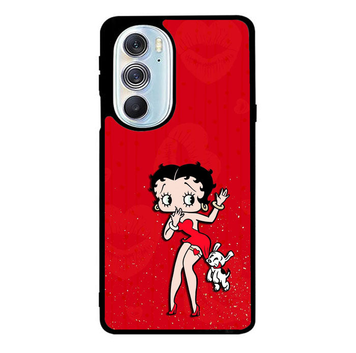 Black Betty Boop Motorola Moto Edge 2022 Case