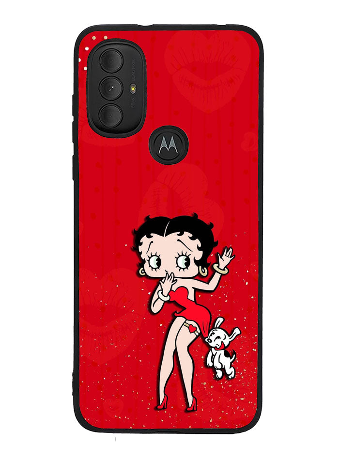 Black Betty Boop Motorola Moto G Pure 2021 , Moto G Power 2022 Case