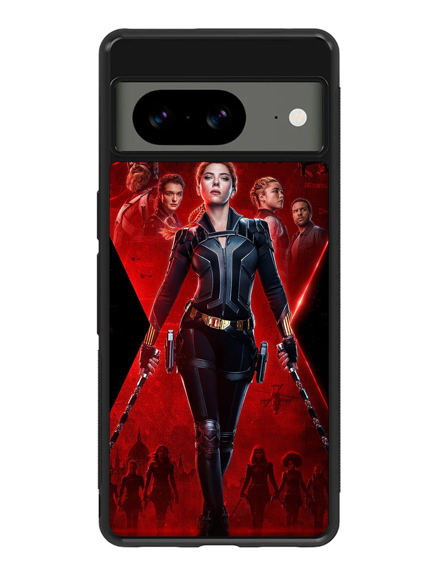 black widow Google Pixel 8A Case QC9477