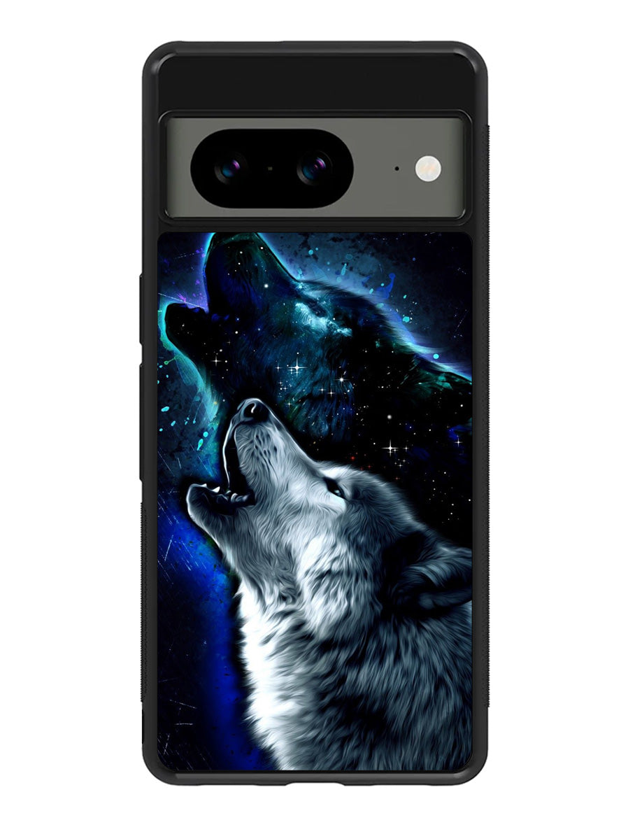 Wolf Black White Google Pixel 8 Case QC8675