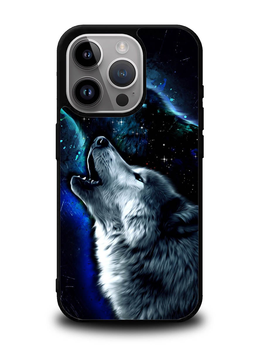 Wolf Black White iPhone 15 Pro Max Case OV8675