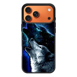 Wolf Black White iPhone 17 Pro Case OV8675