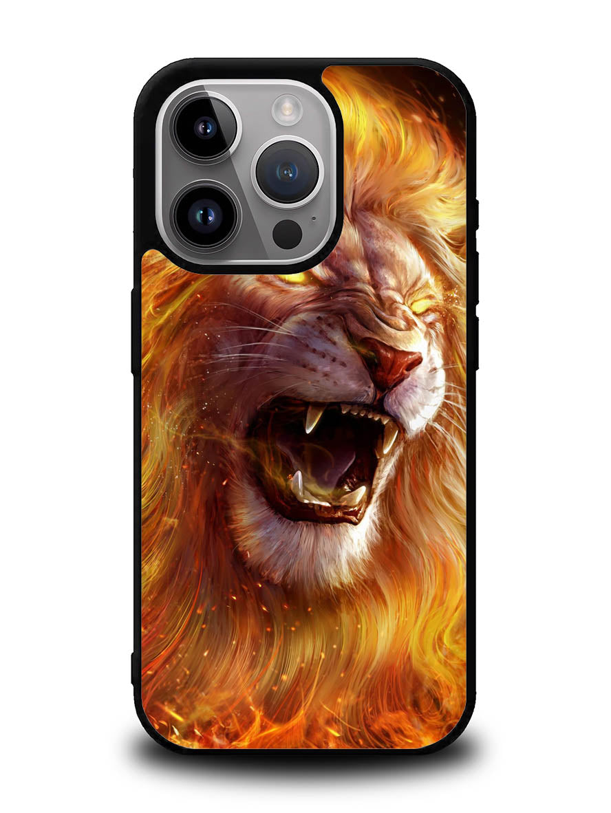 Golden Lion iPhone 14 Pro Max Case QC8652