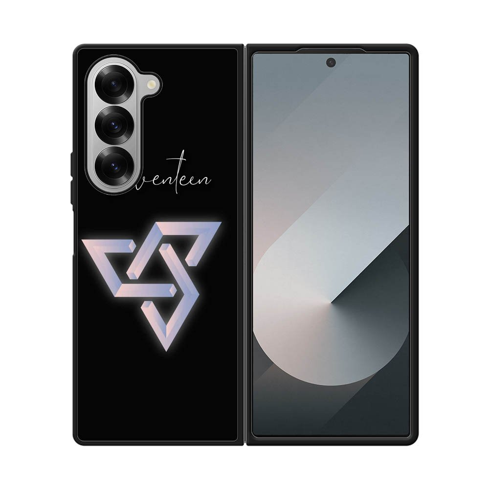 Seventeen Black Logo Samsung Galaxy Z Fold 7 5G Case OV8664