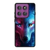 Wolf Art Blue Red Motorola Moto Edge 60 Pro Case QC8673
