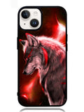 Cool Wolf Red iPhone 14 Plus Case OV8680