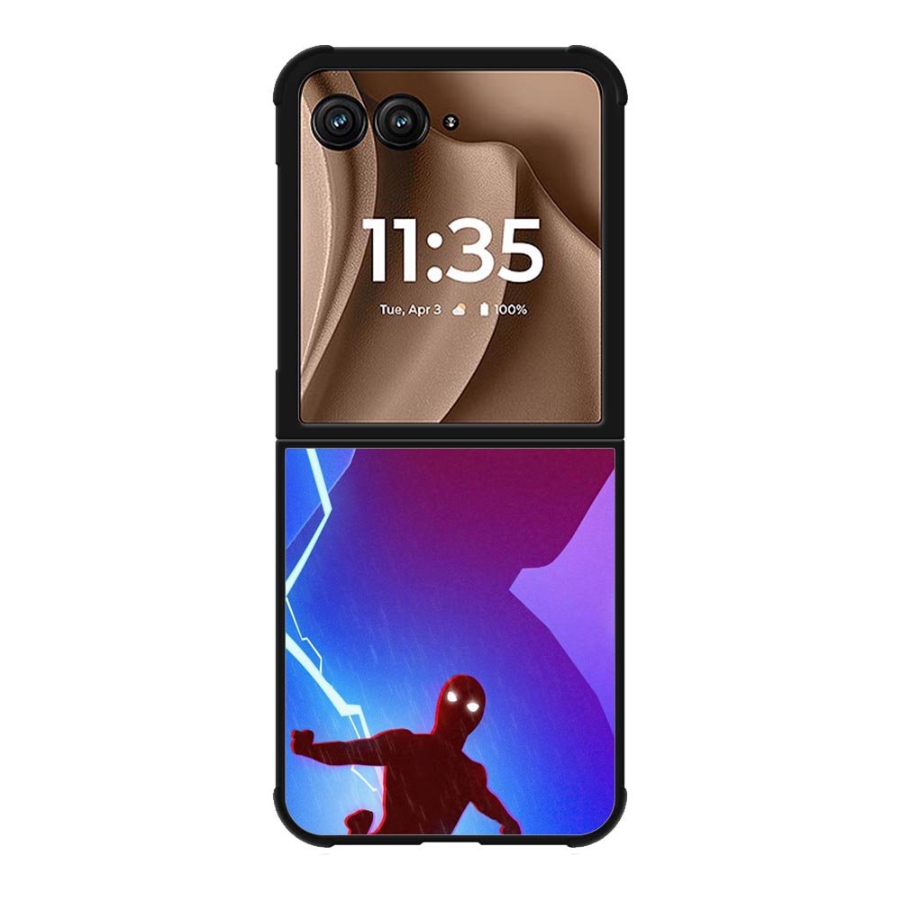 Spiderman lightning Blue Motorola Moto RAZR Plus 2025 Case OV8651