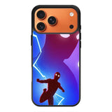 Spiderman lightning Blue iPhone 17 Pro Max Case OV8651