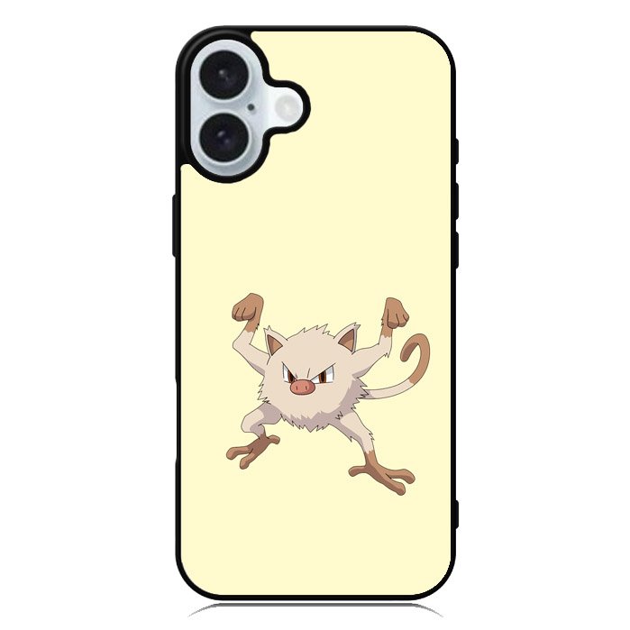 Mankey Pokemon iPhone 16 Plus Case QC8631