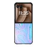 Pink backgroundMotorola Moto RAZR Plus 2025 Case OV0055