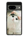 White Cat Google Pixel 8A Case QC5735