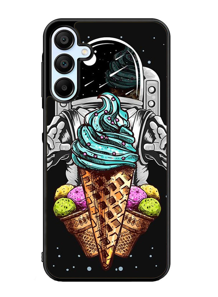 Funny Astronaut Ice Cream Samsung Galaxy A35 5G Case OV5916
