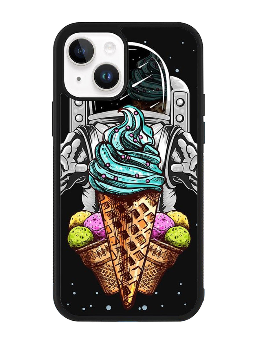 Funny Astronaut Ice Cream iPhone 14 Plus Case QC5916