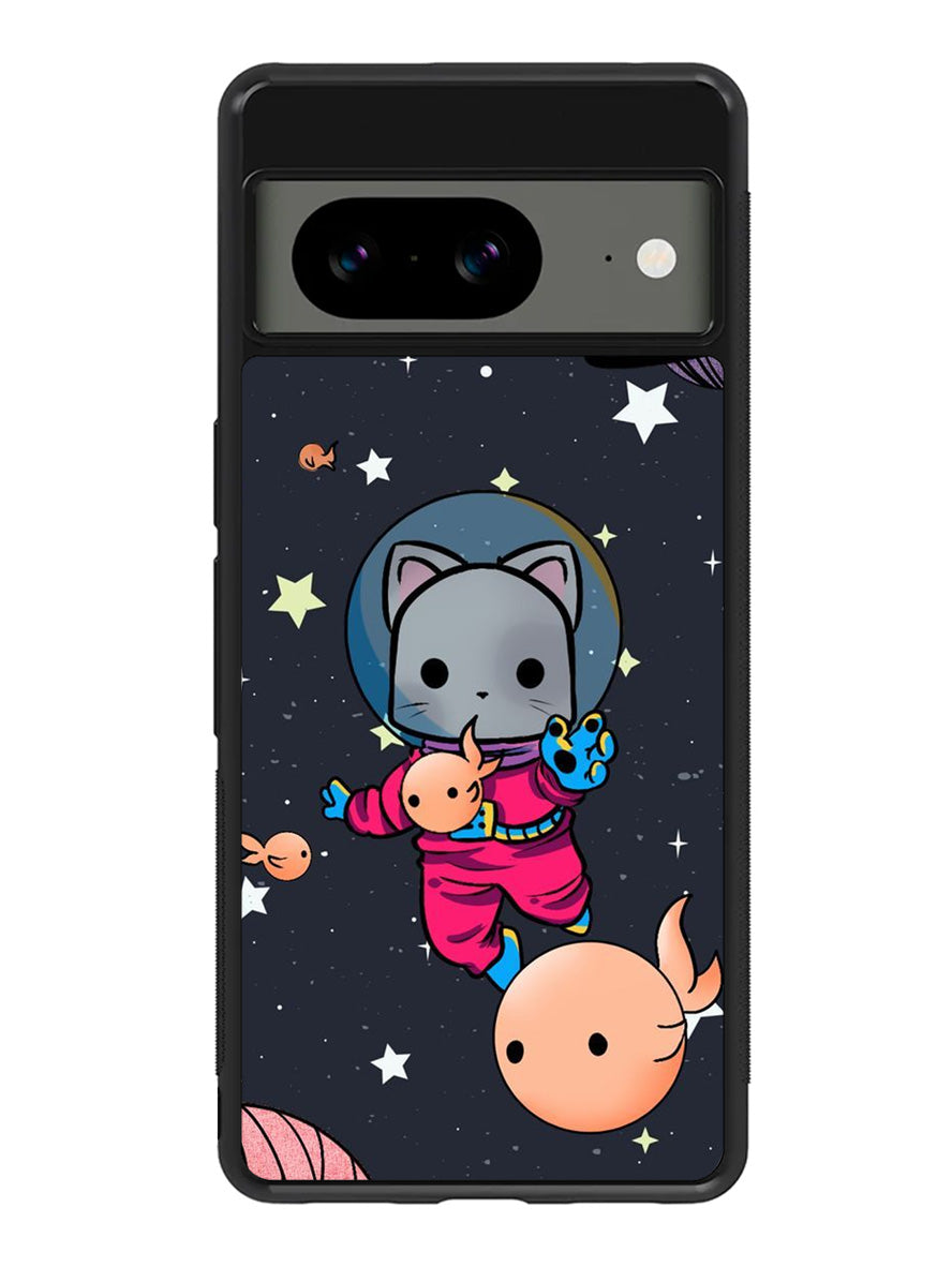 Exploring kitten Google Pixel 8A Case QC5940