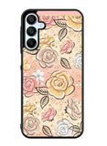 Gold Glitter Flowers Samsung Galaxy A15 5G Case OV5906