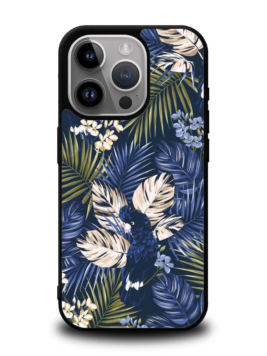 Tropical Navy iPhone 15 Pro Case OV5740