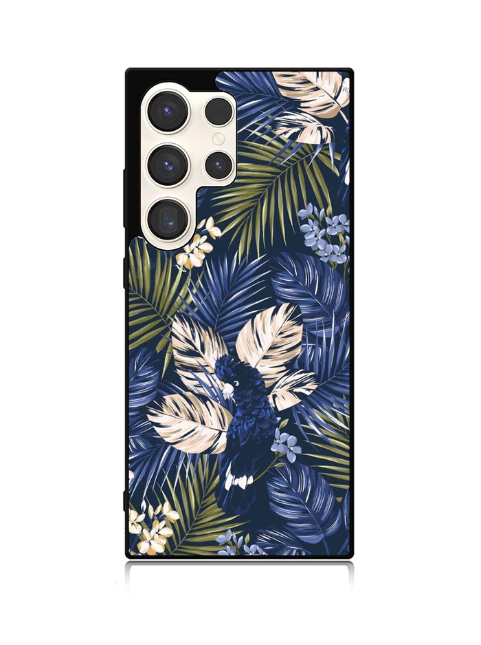 Tropical Navy Samsung Galaxy S23 Ultra 5G Case QC5740