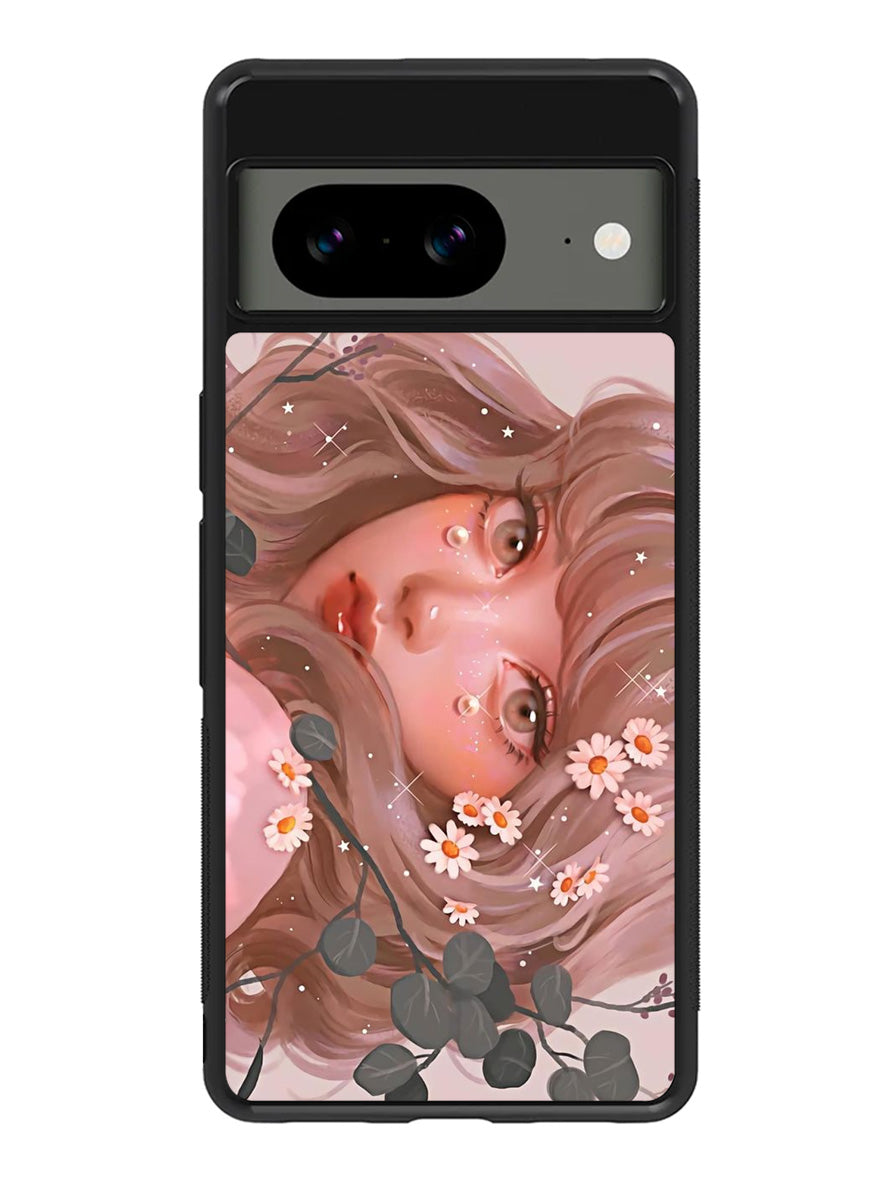 Girl Pink Google Pixel 8A Case QC6072