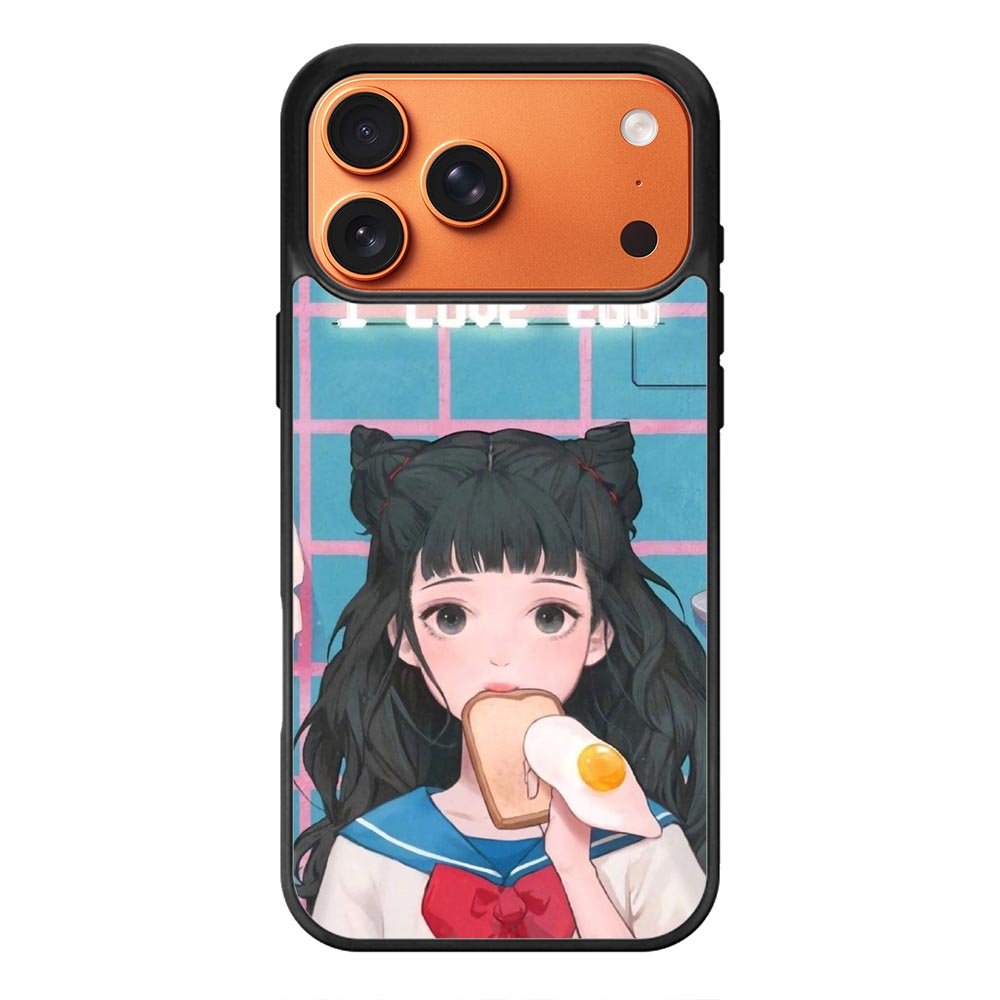 Girl I LOVE EGG iPhone 17 Pro Max Case QC6073
