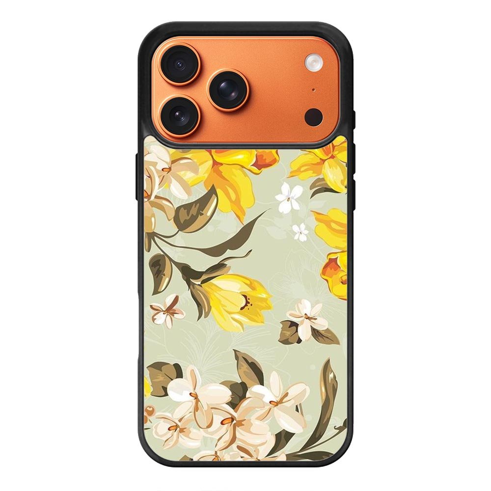 Vintage floral iPhone 17 Pro Max Case QC6044