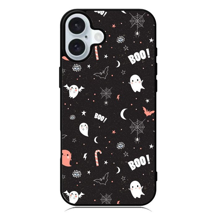 BOO HALLOWEEN iPhone 16 Case QC6028
