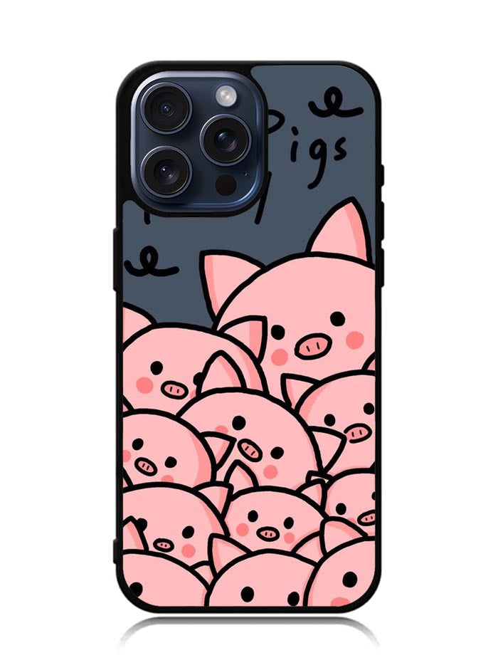 Many Pigs iPhone 15 Pro Max Case OV0063