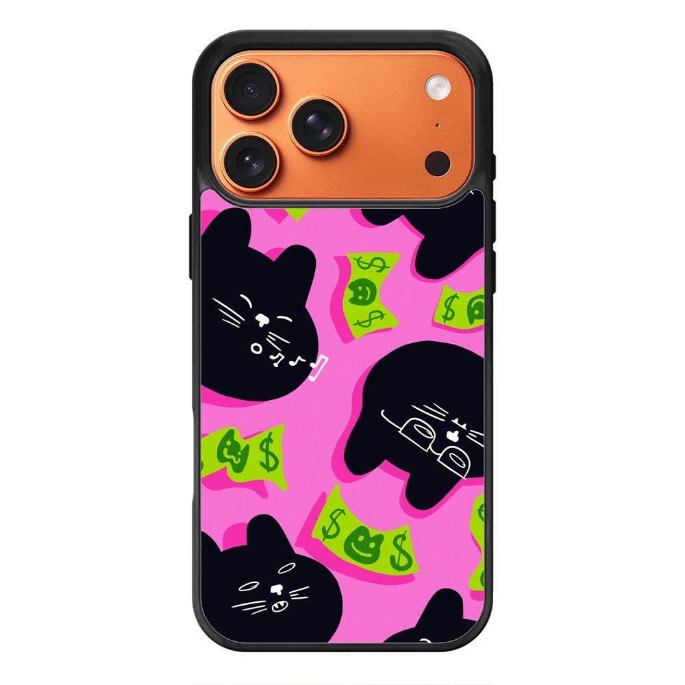 Black Cat Cash FLF0498 iPhone 17 Pro Case