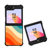 Colorfull Retro FLF0510 Samsung Galaxy Z Flip 5 , Z Flip 4 , Z Flip 3 , Z Fold 5 , Z Fold 4 , Z Fold 3 5G Case