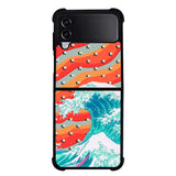 Colorfull Wave FLF0512 Samsung Galaxy Z Flip 5 , Z Flip 4 , Z Flip 3 , Z Fold 5 , Z Fold 4 , Z Fold 3 5G Case