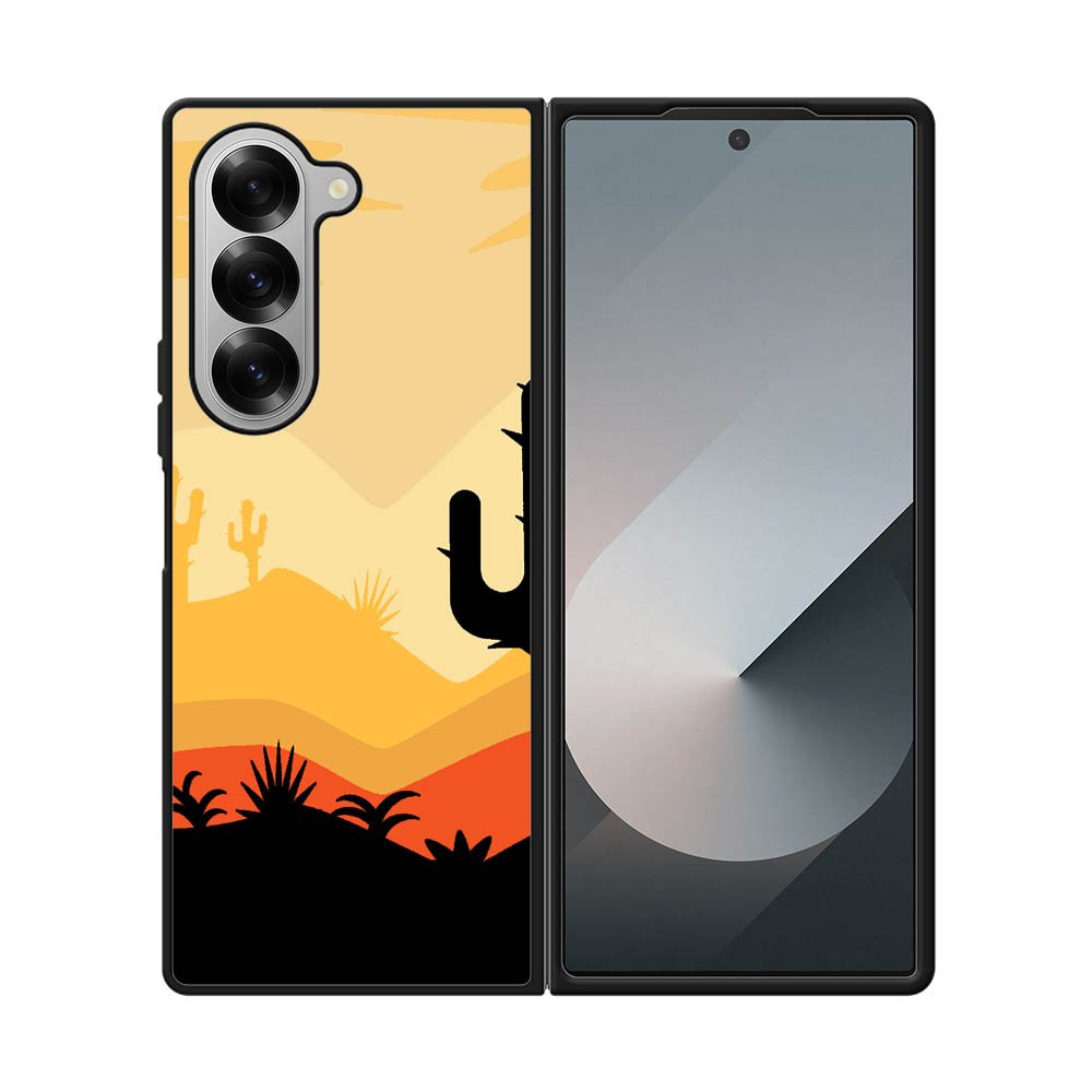 Desert Black Cactus FLF0550 Samsung Galaxy Z Fold 7 5G Case