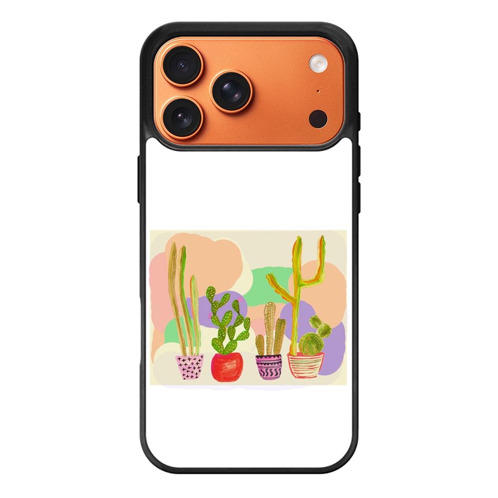 Cactus Watercolors FLF0554 iPhone 17 Pro Case