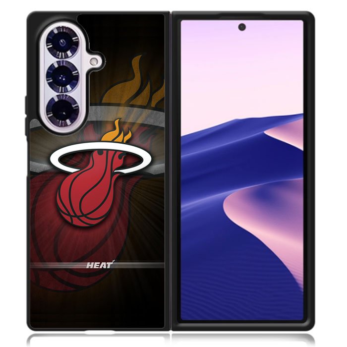 Heat Miami NBA Samsung Galaxy Z Fold 7 Case OV11109