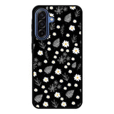 Floral Flower Black White Samsung Galaxy A17 Case QC11088
