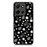 Floral Flower Black White Motorola Moto G 5G 2025 Case OV11088