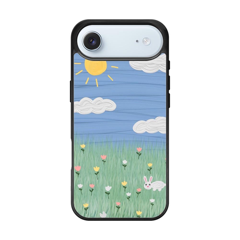 Summer Rabbit and Flower iPhone Air Case QC11048