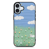 Summer Rabbit and Flower iPhone 16 Case QC11048
