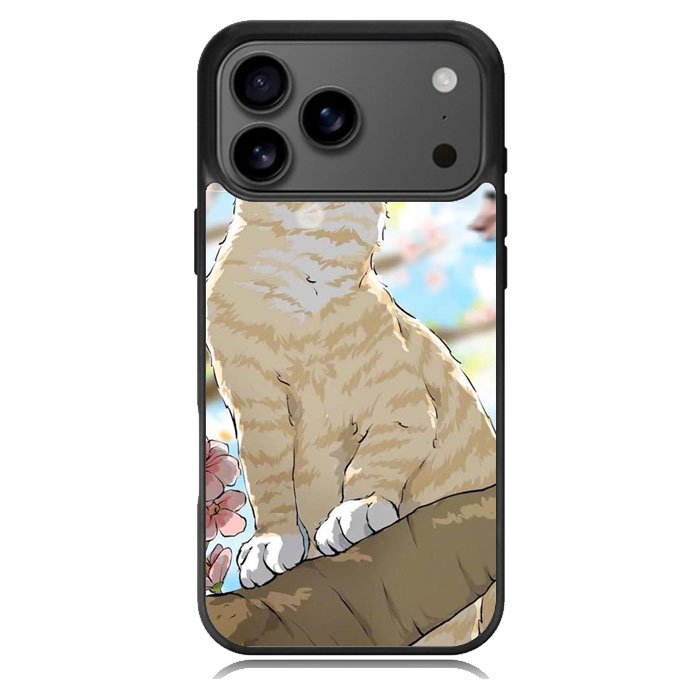 Cat and Butterfly Cartoon Samsung Galaxy S26 Case OV11191