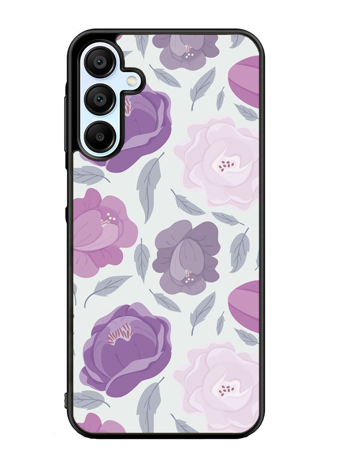 Floral Flower Purple Samsung Galaxy A35 5G Case OV11089