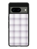 Grid Line Aesthetic Soft Purple Google Pixel 8A Case QC11103