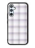 Grid Line Aesthetic Soft Purple Samsung Galaxy A54 5G Case OV11103