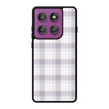 Grid Line Aesthetic Soft Purple Motorola Moto Edge 60 Pro Case QC11103