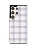 Grid Line Aesthetic Soft Purple Samsung Galaxy S25 Ultra 5G Case QC11103