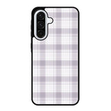 Grid Line Aesthetic Soft Purple Samsung Galaxy A26 5G Case OV11103