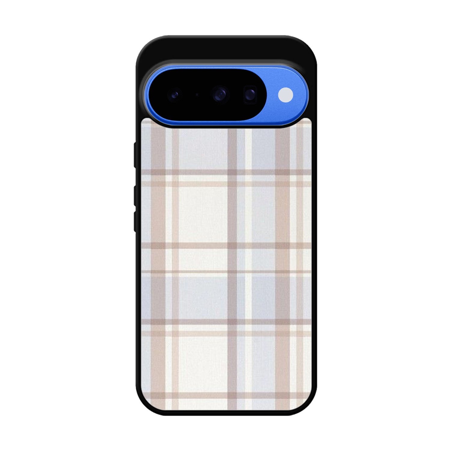 Grid Aesthetic Soft Brown Google Pixel 10 Case OV11102
