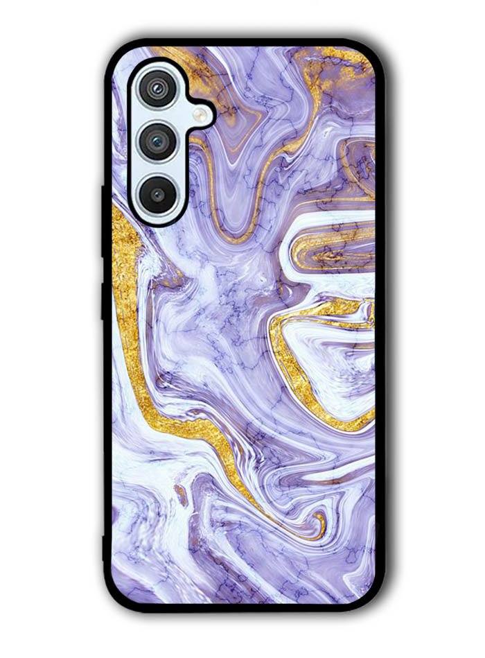 Beautifull Marble Purple and Gold Samsung Galaxy A54 5G Case OV11157
