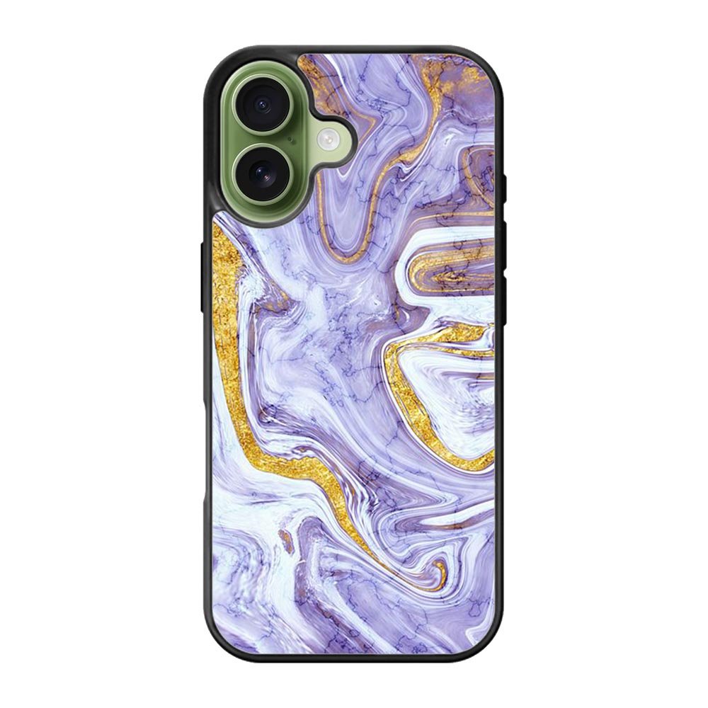 Beautifull Marble Purple and Gold iPhone 17 Case OV11157