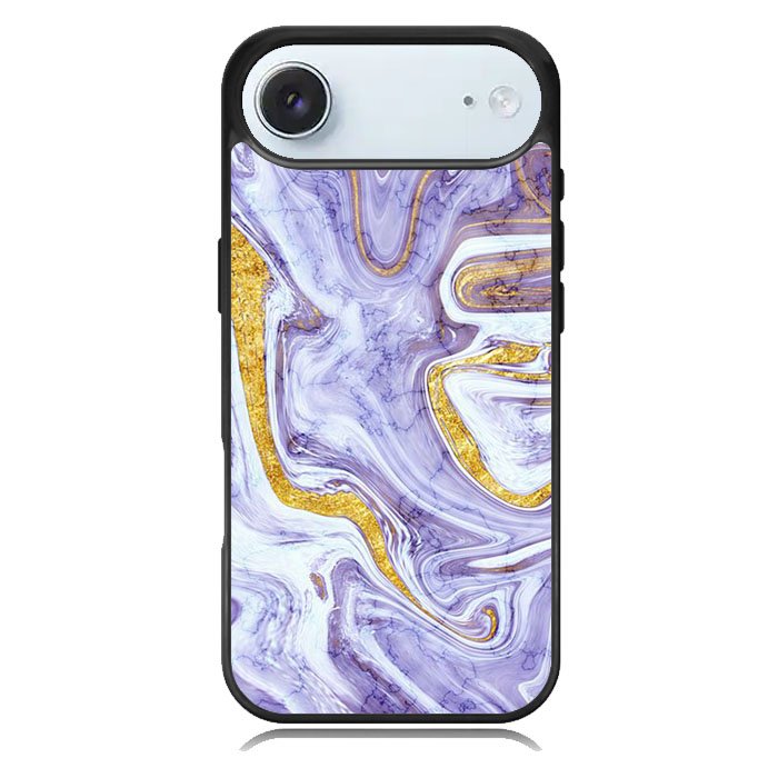 Beautifull Marble Purple and Gold iPhone 17 Air Case OV11157